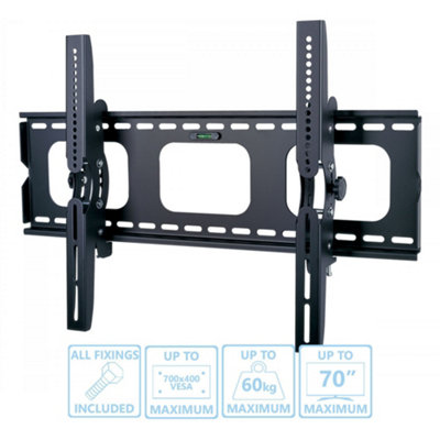 UM101M Black Slim Tilting Wall Mount 40" - 70" Plasma / LCD TVs