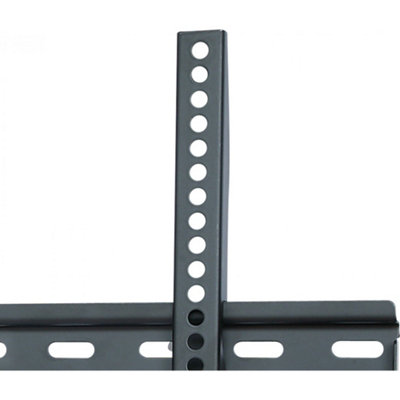 UM105M Black Universal Super Thin Fixed Wall Mount Bracket up to 80"
