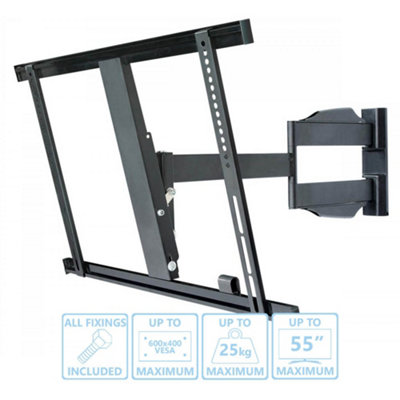 UM301L Ultimate Mounts Pull Out Wall Bracket for 37" to 55" TVs
