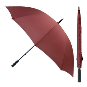 UMBRELLA HEAVEN Maroon StormStar Windproof Golf Umbrella