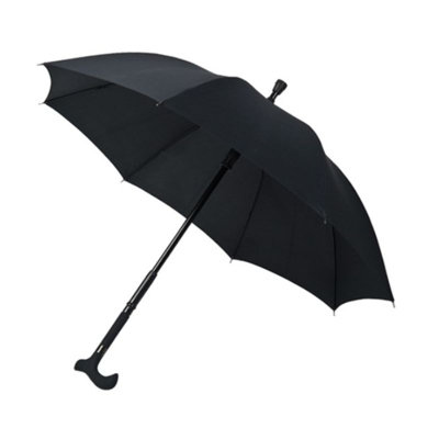 UMBRELLA HEAVEN Walking Stick Umbrella Steel Black