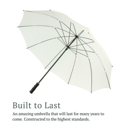 UMBRELLA HEAVEN White StormStar Windproof Golf Umbrella
