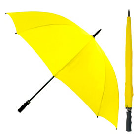 UMBRELLA HEAVEN Yellow StormStar Windproof Golf Umbrella