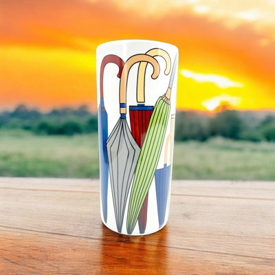 Umbrella Stand  - Vase - L20 x W20 x H46 cm - Multi Coloured