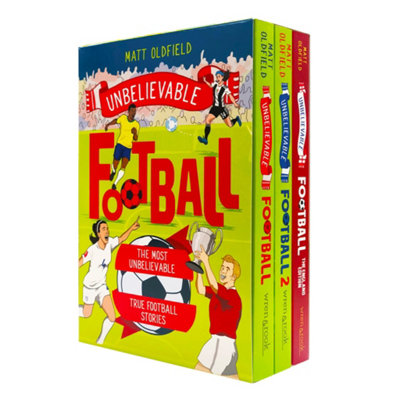 Unbelievable Football True Stories 3 Books Collection Box Set By Matt ...