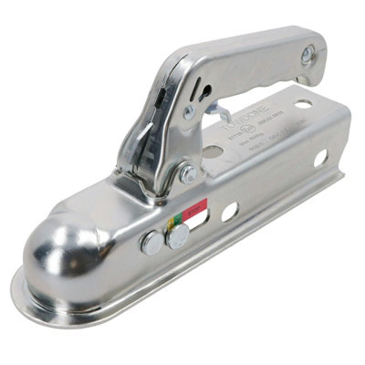 Unbraked Trailer Pressed Steel Hitch Coupling For 50mm Box Max 800 Kgs