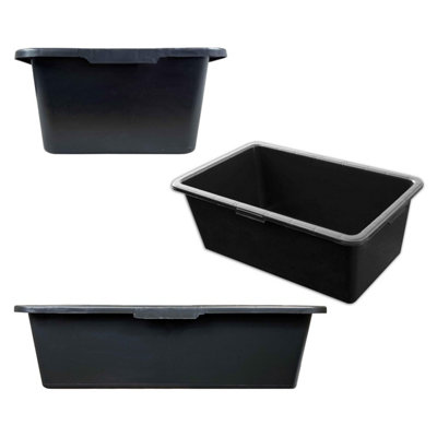 Unbranded 90 L Heavy-Duty PVC Mixing Tub, Durable Multiuse Construction ...