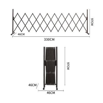 Unbranded Security Gate Pet Baby Metal Barrier Garden Indoor Outdoor ...