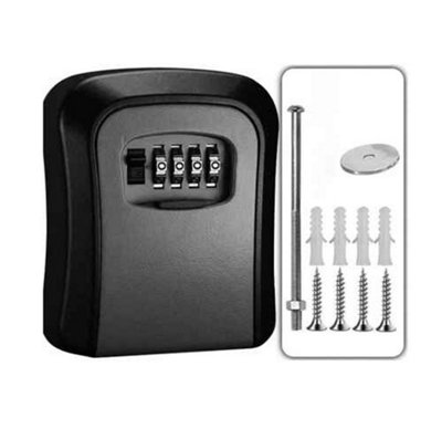 Unbranded Wall Mounted Key Safe, 4-Digit Combination, Outdoor Security ...