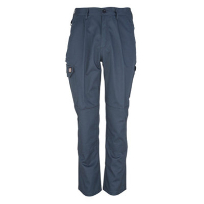 Unbreakable Kite Pro multi-pocket polycotton grey work trouser U229