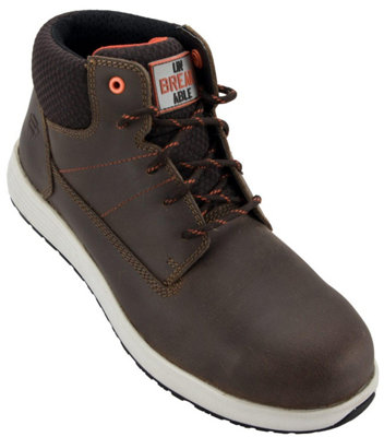 Unbreakable Vulcan S3 composite toe/midsole brown leather safety work boot U103