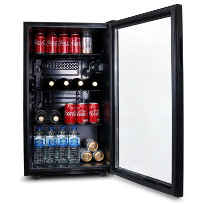 Undercounter drinks deals fridge glass door