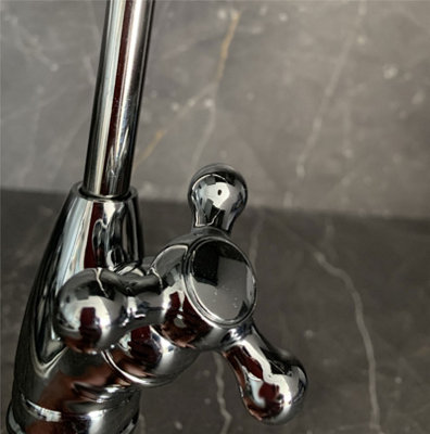 Under Sink Drinking Water Tap Filter Tap Kit System + Fixings + Chrome Tap - 4