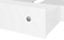 Underbed Bed Storage Drawers 3X Pull-Out for Double Bed White Matt Nepo