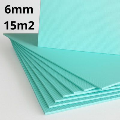 Underlay XPS 6mm - Thermal Insulation - Laminate & Wood Flooring - 15m2 (161.45 sqft) - High Quality - Easy to Install