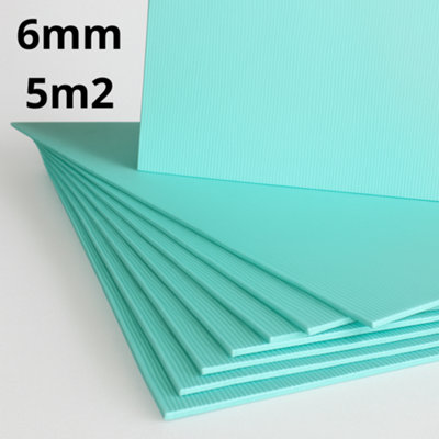 Underlay XPS 6mm - Thermal Insulation - Laminate & Wood Flooring - 5m2 (53.81 sqft) - High Quality - Easy to Install