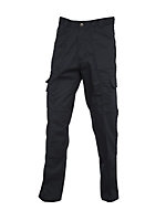 Uneek - Unisex Action Trouser Long - Fabric: 245 GSM/7 oz - Black - Size 46