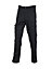 Uneek - Unisex Action Trouser Regular - Fabric: 245 GSM/7 oz - Black - Size 38