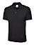 Uneek - Unisex Active Poloshirt - 50% Polyester 50% Cotton - Black - Size 6XL