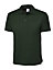 Uneek - Unisex Active Poloshirt - 50% Polyester 50% Cotton - Bottle Green - Size 4XL