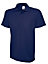 Uneek - Unisex Active Poloshirt - 50% Polyester 50% Cotton - French Navy - Size XL