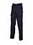 Uneek - Unisex Cargo Trouser with Knee Pad Pockets Long - 65% Polyester 35% Cotton - Navy - Size 38