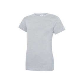 Uneek - Unisex Classic Crew Neck T-Shirt - Reactive Dyed - Heather Grey - Size XL