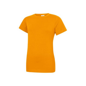 Uneek - Unisex Classic Crew Neck T-Shirt - Reactive Dyed - Orange - Size L