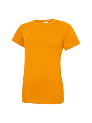 Uneek - Unisex Classic Crew Neck T-Shirt - Reactive Dyed - Orange - Size M