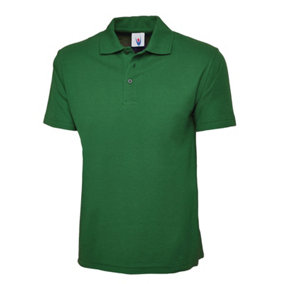 Uneek - Unisex Classic Poloshirt - 50% Polyester 50% Cotton - Kelly Green - Size M