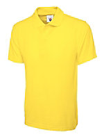 Uneek - Unisex Classic Poloshirt - 50% Polyester 50% Cotton - Yellow - Size 4XL
