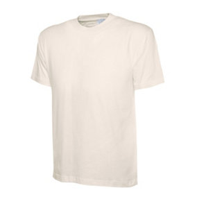 Uneek - Unisex Classic T-shirt - Reactive Dyed - Beige - Size 2XL