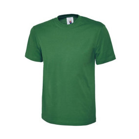 Uneek - Unisex Classic T-shirt - Reactive Dyed - Kelly Green - Size L