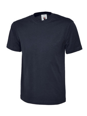 Uneek - Unisex Classic T-shirt - Reactive Dyed - Navy - Size 4XL