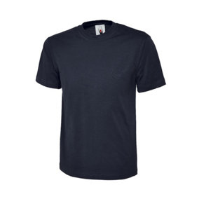 Uneek - Unisex Classic T-shirt - Reactive Dyed - Navy - Size M
