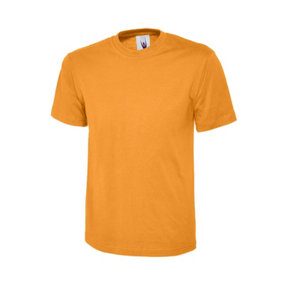 Uneek - Unisex Classic T-shirt - Reactive Dyed - Orange - Size L
