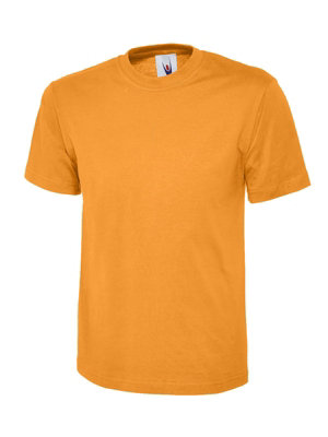 Uneek - Unisex Classic T-shirt - Reactive Dyed - Orange - Size XL