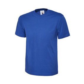 Uneek - Unisex Classic T-shirt - Reactive Dyed - Royal - Size 2XL