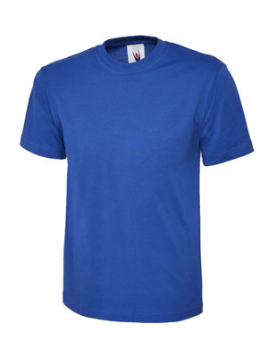 Uneek - Unisex Classic T-shirt - Reactive Dyed - Royal - Size 6XL