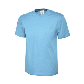 Uneek - Unisex Classic T-shirt - Reactive Dyed - Sky - Size 2XL