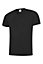 Uneek - Unisex Classic V Neck T-shirt - Reactive Dyed - Black - Size XS