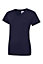 Uneek - Unisex Classic V Neck T Shirt - Reactive Dyed - Navy - Size XS
