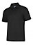 Uneek - Unisex Deluxe Poloshirt - 50% Polyester 50% Cotton - Black - Size XS