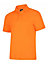 Uneek - Unisex Deluxe Poloshirt - 50% Polyester 50% Cotton - Orange - Size M