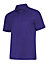 Uneek - Unisex Deluxe Poloshirt - 50% Polyester 50% Cotton - Purple - Size L