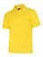 Uneek - Unisex Deluxe Poloshirt - 50% Polyester 50% Cotton - Yellow - Size S