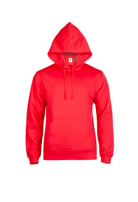 Red Khesh Cotton Sustainable Unisex Hiji Biji Hoodie