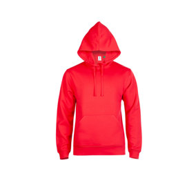 Uneek - Unisex Eco-friendly Hoodie - Super Soft Luxurious Feel Fabric - Red - Size XS