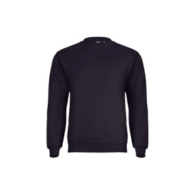 Uneek - Unisex Eco-friendly Sweatshirt/Jumper - Super Soft Luxurious Feel Fabric - Black - Size XS