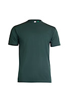 Uneek - Unisex Eco-friendly T Shirt - 75% Organic Cotton 25% Recycled Cotton - Bottle Green - Size XS